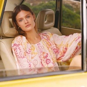 Anthropologie Maeve Floral Print Women's Top, Size XLP